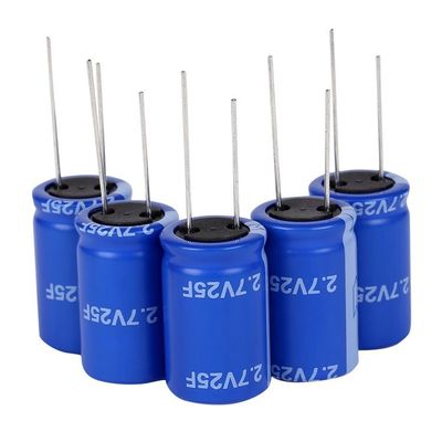 วัตถุประสงค์ทั่วไป 2.7 V 25F ซุปเปอร์คาปาซิเตอร์ 1000F มีตัวอย่าง