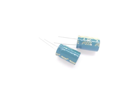 ความถี่ อลูมิเนียมโปเลอริเซียส อิเล็กทรอลิต คอนเดนเซอร์ 0.1UF - 10000UF กระแสรั่ว 0.01CV 3000H ชีวิต