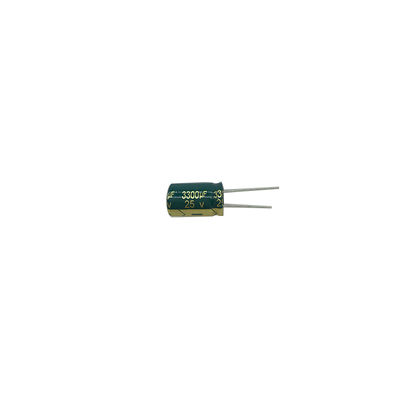 ตัวเก็บประจุอะลูมิเนียมอิเล็กโทรไลต์ขนาดเล็กสำหรับอุตสาหกรรม 3300UF 25V