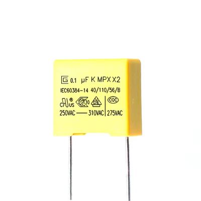 0.1 UF Capacitor 300V ตัวเก็บประจุป้องกันการรบกวนพร้อมคุณสมบัติการรักษาตัวเอง