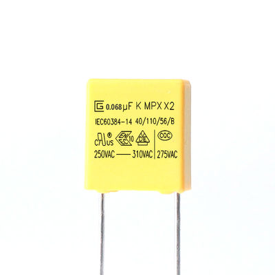 250V-310v X2 Safety Capacitor 0.068 UF ป้องกันการรบกวนการสูญเสียน้อยมาก