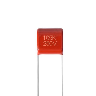 ตัวเก็บประจุฟิล์มโพลีโพรพิลีน Metalized 250V 1uf เสถียรภาพและความน่าเชื่อถือที่ดี