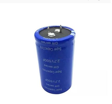 500F 2.7 V ซุปเปอร์คาปาซิเตอร์แบบสกรู อัตราการชาร์จและการคายประจุสูงมาก