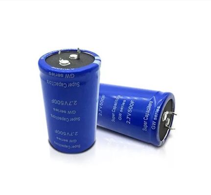 มีตัวอย่างการชาร์จเร็วแบบ Super Capacitor 500F 2.7 V ที่ใช้งานได้ยาวนาน