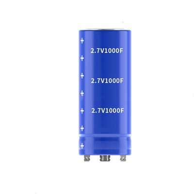 2.7V 1000F Screw Type Super Capacitor Fast Charging กำลังขับสูง