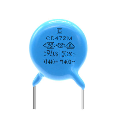 -40C-85C Y1 ความจุความปลอดภัย ความจุ 472M/400V ความต้านทานการปิด &gt; 100MΩ