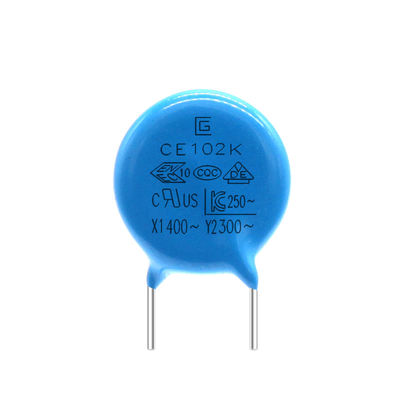 10pF -10000pF 300VAC Safety Capacitors โครงสร้างที่กะทัดรัด