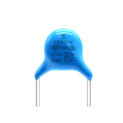 331K 300VAC Y2 Safety Capacitor การสูญเสียต่ำสำหรับการเชื่อมต่อเสาอากาศ / วงจรบายพาส