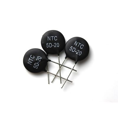 ความเร็วในการตอบสนองที่รวดเร็ว NTC Power Thermistor / NTC 5D 20 Thermistor