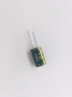 ความถี่ อลูมิเนียม Electrolytic Capacitor 0.1UF ~ 10000UF -40.C ถึง 105.C 3000 ชั่วโมง