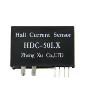 เซนเซอร์กระแสกระแสของผลฮอลล์ HDC-50LX Output สําหรับการติดตั้ง PCB ระยะอุณหภูมิที่กว้าง -40°C ถึง 85°C