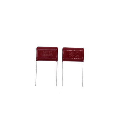 หมุน 50V-1000V ฟิล์ม คอนเดสซิเตอร์ -40.C ~ 105.C การทํางาน0.00022uF ~ 3.9uF Temp เทปและกล่องแพคเกจ