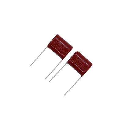106J400V โพลีโปรพีเลนคอนเดสซิเตอร์โลหะผ่านเทปรูและกล่องบรรจุ