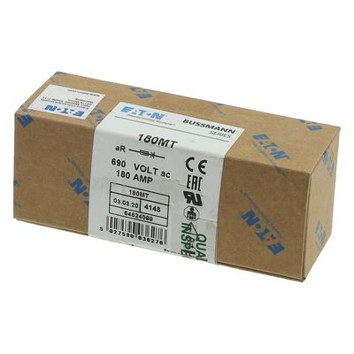 Eaton Bussmann Series ความเร็วสูง British Standard BS88 ฟิวส์ 180MT