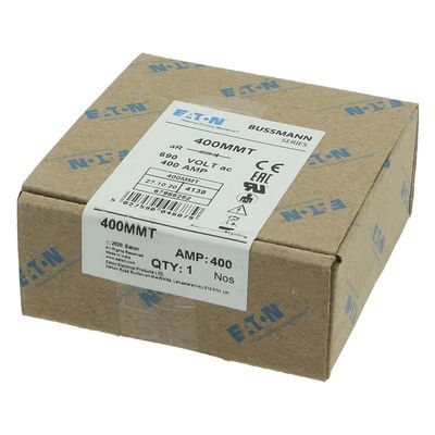Eaton Bussmann Series ความเร็วสูง British Standard 400A BS88 ฟิวส์ 400MMT