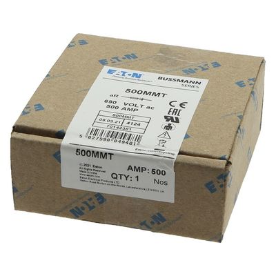 Eaton Bussmann ซีรีส์ ความเร็วสูง British Standard 450A BS88 ฟิวส์ 450MMT