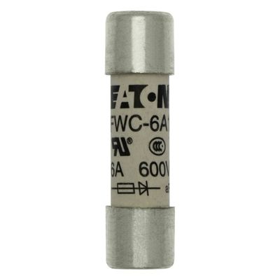 ความสามารถในการจักรยานและผลงานที่ดี Cramic Fuse Eaton Bussmann 10 X 38 มม Ferrule Fuse FWC-6A10F