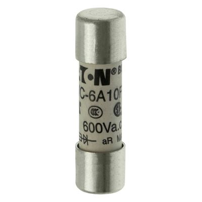 ความสามารถในการจักรยานและผลงานที่ดี Cramic Fuse Eaton Bussmann 10 X 38 มม Ferrule Fuse FWC-6A10F