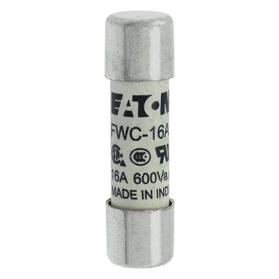 ความสามารถในการจักรยานและผลงานที่ดี Cramic Fuse Eaton Bussmann 10 X 38 มม Ferrule Fuse FWC-16A10F