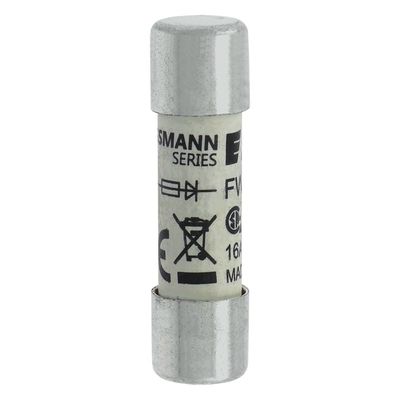 ความสามารถในการจักรยานและผลงานที่ดี Cramic Fuse Eaton Bussmann 10 X 38 มม Ferrule Fuse FWC-16A10F