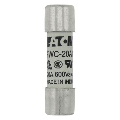 ความสามารถในการจักรยานและผลงานที่ดี Cramic Fuse Eaton Bussmann 10 X 38 มม Ferrule Fuse FWC-20A10F