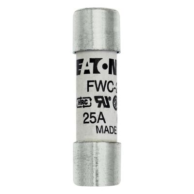ความสามารถในการจักรยานที่ดีและผลงาน Cramic Fuse Eaton Bussmann 10 X 38 มม Ferrule Fuse FWC-25A10F