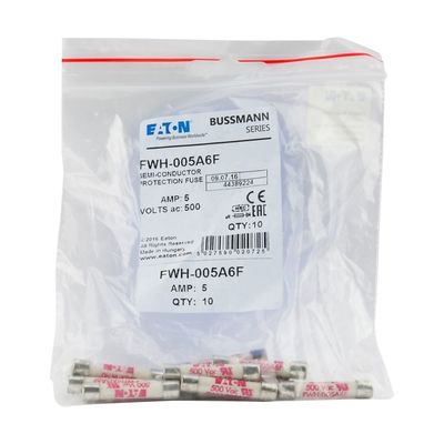 สายเชื่อมไฟฟิวส์ขัดสําหรับการป้องกันของ DC บัสทั่วไป FWH-005A ขนาด 6 * 32mm