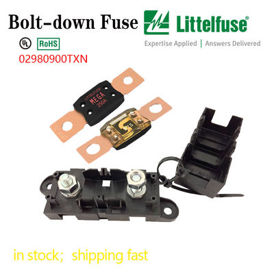 298 Bolt-Down Series High-current Fuse Holder การป้องกันวงจรกระแสไฟฟ้ากระแสไฟฟ้ากระแสไฟฟ้ากระแสไฟฟ้ากระแสไฟฟ้ากระแสไฟฟ้ากระแสไฟฟ้า 02981001ZXT