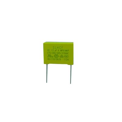 ความต้านทานฉนวน ≥ 10 P10 15 22.5 7.5MM ตัวเก็บประจุความปลอดภัย X2 สำหรับอุตสาหกรรม