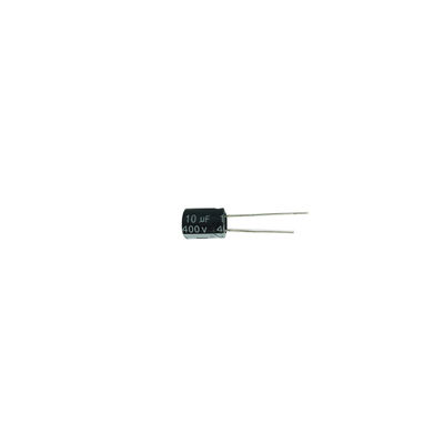 ความถี่สูง 10uf 400v อลูมิเนียม Electrolytic Capacitor สําหรับประสิทธิภาพที่คง