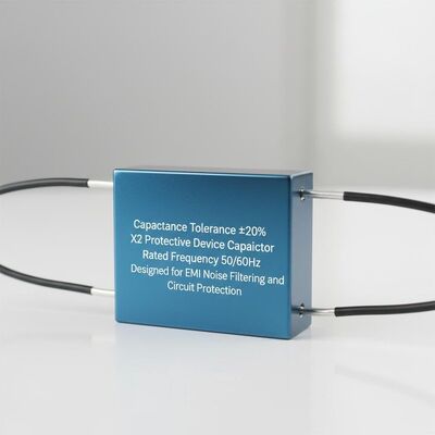 Capacitance Tolerance ±20 Percent X2 Protective Device Capacitor Rated Frequency 50 60Hz Designed for EMI Noise Filtering and Circuit Protection