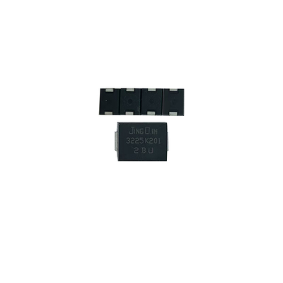 SMD MOV Varistor3225K201/3225K200V การใช้สินค้าอิเล็กทรอนิกส์ผู้บริโภค เช่น ทีวี / มอนิเตอร์: ป้องกันอินเตอร์เฟซการเข้า / การออกเสียงและวิดีโอ, บอร์ดพลังงาน, ฯลฯ